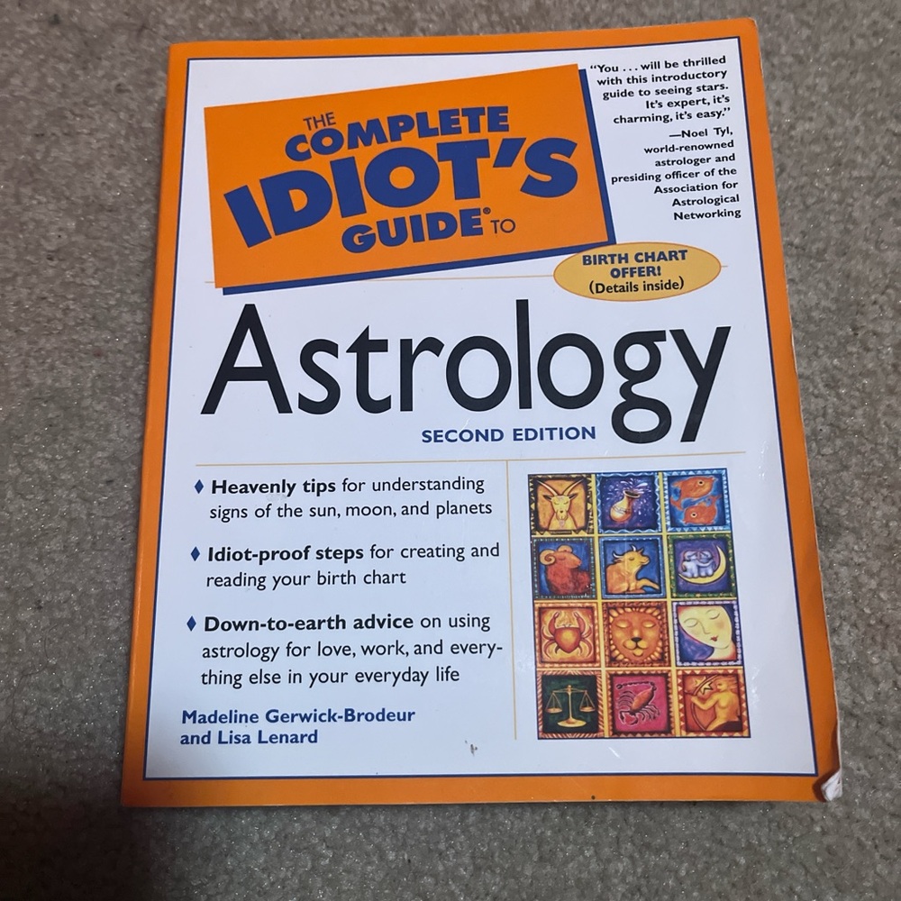 The Complete Idiot’s Guide to Astrology with annotations